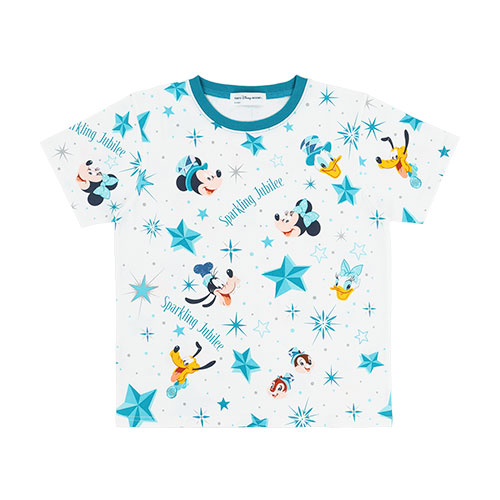 ジュビリーブルーの星柄Tシャツ