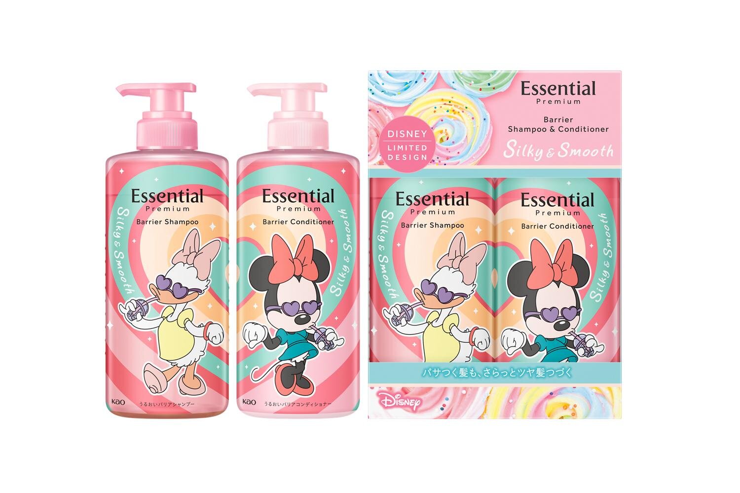 エッセンシャル バリアシャンプー&コンディショナー シルキー&スムース