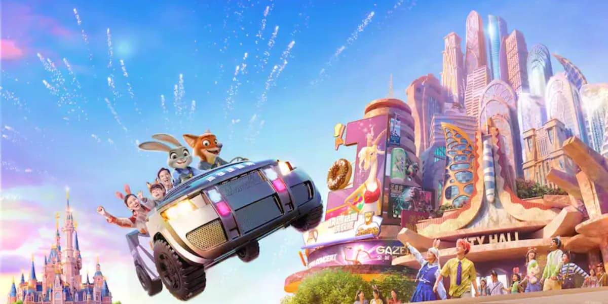 上海ディズニーランドのズートピア・コンセプトアート