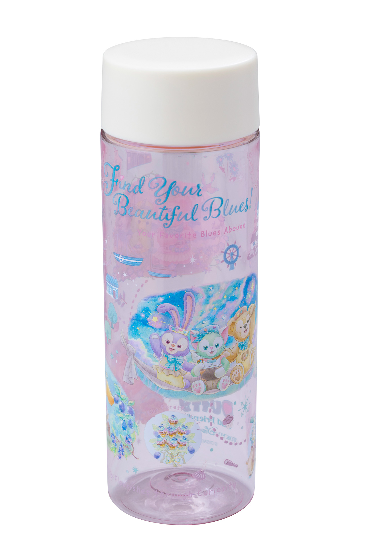 Find Your Beautiful Blues!デザインのスーベニアドリンクボトル