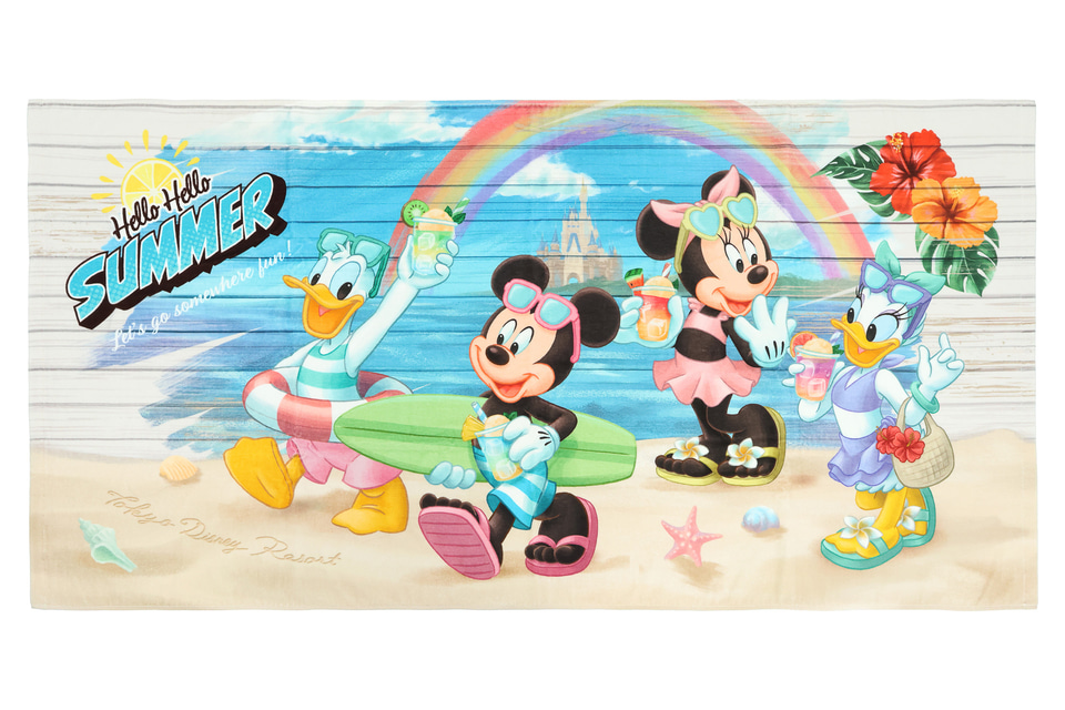 Hello Hello SUMMERデザインのレジャーシート