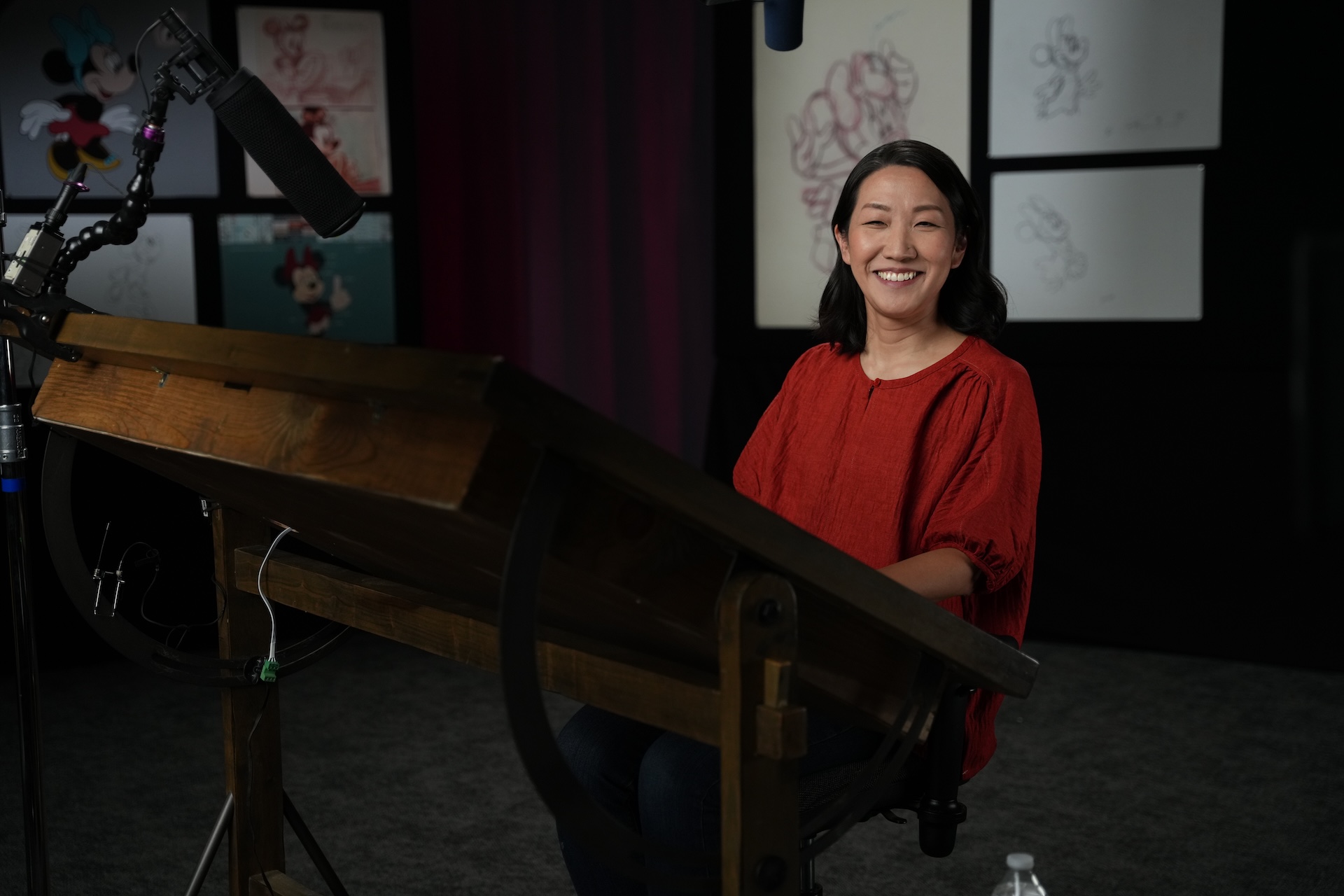 アニメーターによる指導の様子