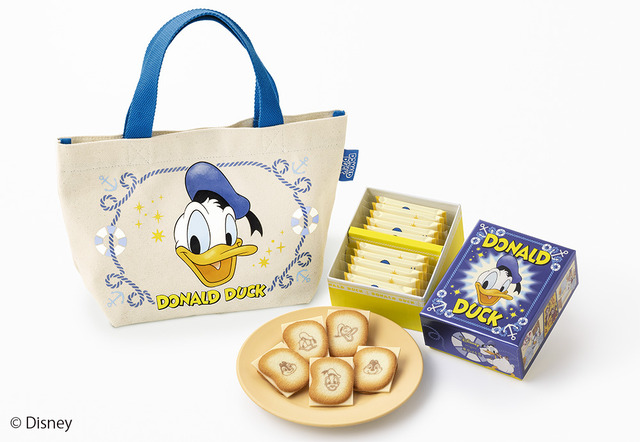 ドナルドダックのランチトートバッグとショコラサンドのセット