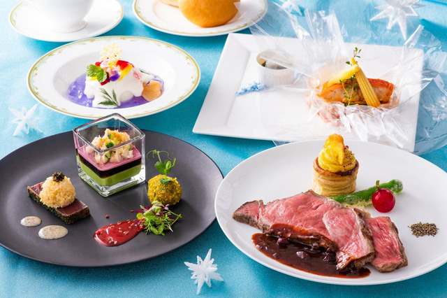 高級レストランで提供される本格的なコース料理