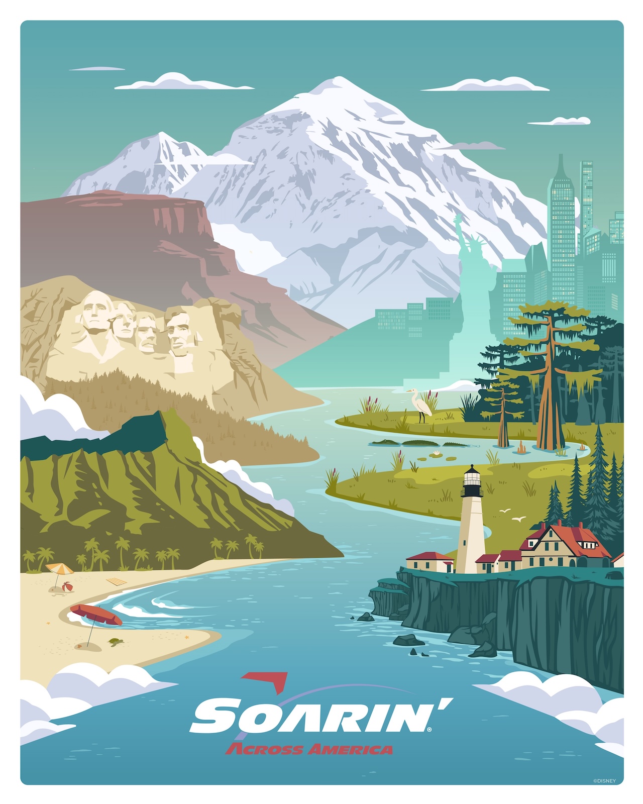 Soarin' Across Americaのポスター