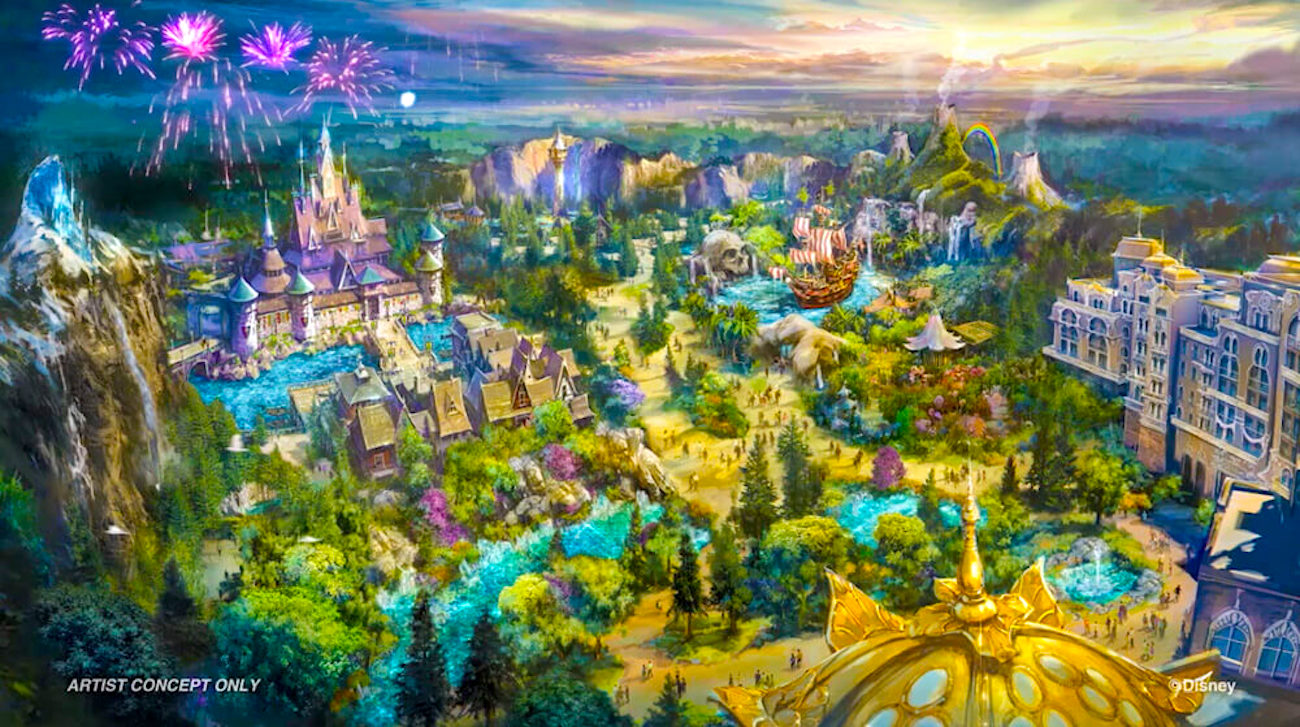 東京ディズニーシーのファンタジースプリングス・コンセプトアート