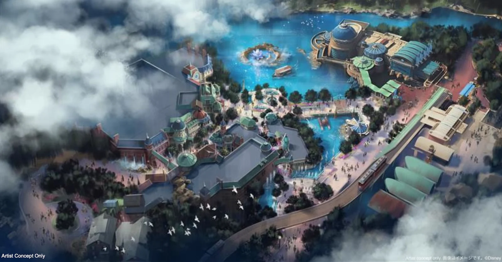 東京ディズニーシー ポートディスカバリー 再整備コンセプトアート（構想段階）