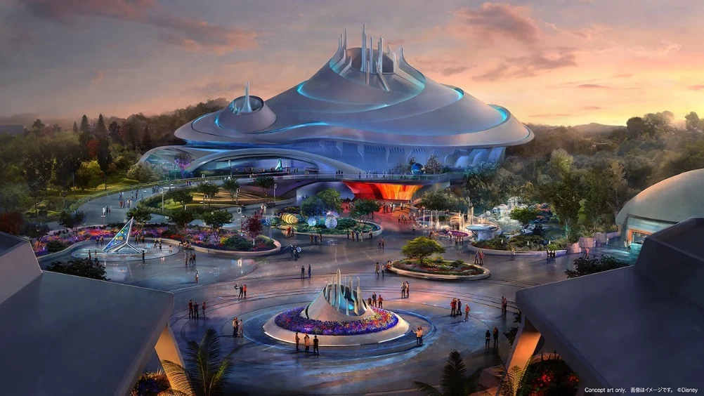 東京ディズニーランド 新スペース・マウンテン 2027年コンセプトアート