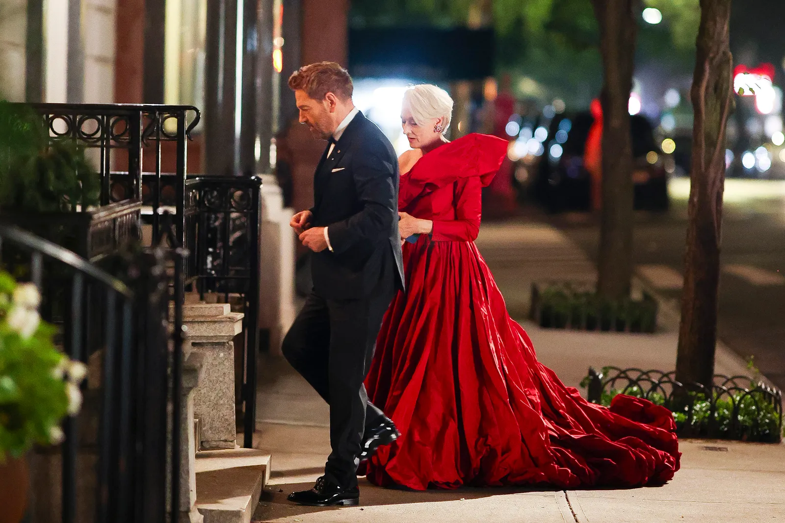 プラダを着た悪魔2のロンドンプレミアに登壇したメリル・ストリープ、アン・ハサウェイ、スタンリー・トゥッチ、エミリー・ブラント
